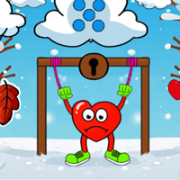 Free online html5 games -  Locked Heart Escape  game - WowEscape 
