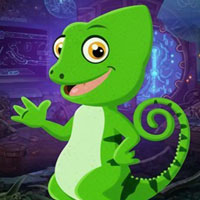 Free online html5 escape games - Cute Baby Chameleon Escape