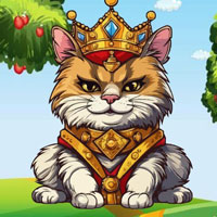 Free online html5 games - Cat King Escape game - WowEscape 