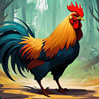 Free online html5 escape games - Strong Rooster Rescue Game