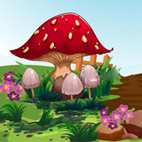 Free online html5 escape games - Mushroom Garden Fairy Escape HTML5 
