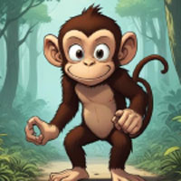 Free online html5 games - Tricky Monkey Escape  game 