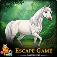 Free online html5 escape games - Majestic White Mare Rescue