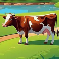 Free online html5 games - Lussy Cow Escape game 