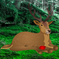 Free online html5 games - Save the Wounded Deer game - WowEscape 