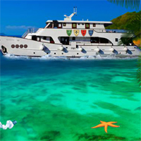 Free online html5 games - Games2Jolly House Boat Girl Escape game - WowEscape 