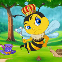Free online html5 escape games - Wow Honey Bee Queen Reaches Castle