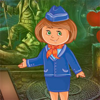 Free online html5 games - G4K Flight Attendant Escape  game 