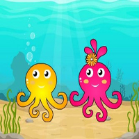 Free online html5 games -  Octopus Pair Escape HTML5 game 
