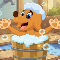 Free online html5 escape games - Soap Bucket Dog Escape