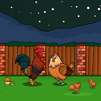 Free online html5 games - G2J Rescue The Rooster Family game 