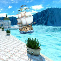 Free online html5 games - FEG Mystery Sea Villa Escape game - WowEscape 