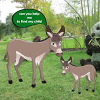 Free online html5 games - Save The Donkey Child game - WowEscape 