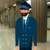 Free online html5 games - Halloween Metro Station 32 HTML5 game 