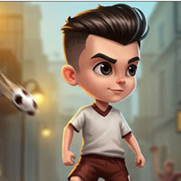 Free online html5 escape games - Street Goal Hero Escape
