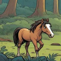 Free online html5 games - Gentle Horse Guid Rescue game - WowEscape 