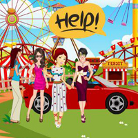 Free online html5 games - Theme Park Girls Escape game - WowEscape 