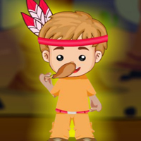 Free online html5 escape games - Chicken Leg Piece to Hungry Trib Boy