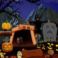 Free online html5 games - Halloween Find The Golden Bone game 