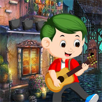 Free online html5 games - G4K Guitar Boy Rescue  game 