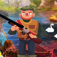 Free online html5 games - Games4King Funny Hunter Rescue game 