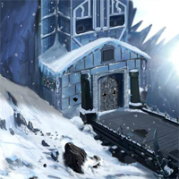 Free online html5 games - EnaGames The Frozen Sleigh-Creepy Castle Escape game 