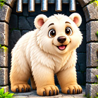 Free online html5 escape games - Rescue the Fluffy Bear