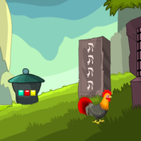 Free online html5 games - G2M Rooster Hen Escape game - WowEscape 