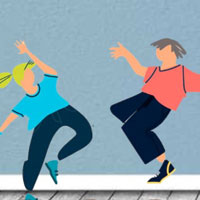 Free online html5 escape games - 8B Street Dancer Room Escape