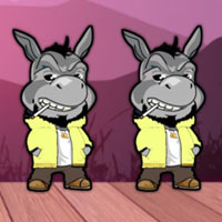 Free online html5 games - 8B Cheerful Donkey Rescue game 