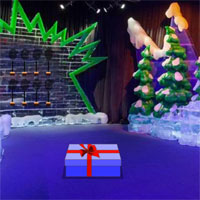Free online html5 games - Christmas Ice Theme Park Escape game 