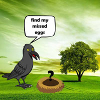 Free online html5 games - G2R Find The Crow Eggs game 