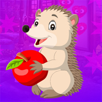 Free online html5 games - Games4King Porcupine Escape With Apple game - WowEscape 