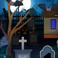 Free online html5 games - G2M Dark Cemetery Escape game - WowEscape 