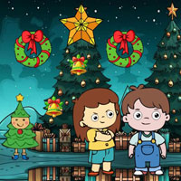 Free online html5 escape games - Wow Kids Escaped Christmas Tree Kingdom