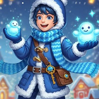 Free online html5 escape games - Snowball Kid Escape 