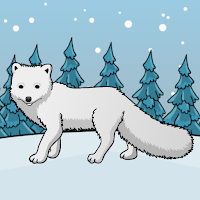 Free online html5 escape games - G2J Rescue The Arctic Fox