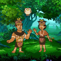 Free online html5 games -  G2R Tribes Reach The Hut game 