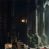 Free online html5 escape games - Dark Library Escape