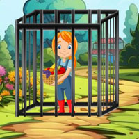 Free online html5 escape games - G2M Garden Girl Rescue