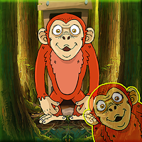 Free online html5 games - G2J Red Monkey Rescue From Forest game - WowEscape 