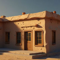 Free online html5 games - G2M Caged in the Sands game - WowEscape 