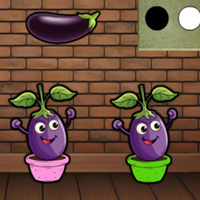 Free online html5 games - 8b Brinjal Great Escape game 