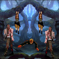 Free online html5 games - Wow Perilous Zombie Woodland Escape game - WowEscape 