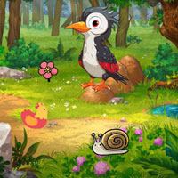 Free online html5 escape games - Help The Mom Woodpecker