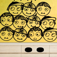 Free online html5 games - Find Cute HoneyBee Dressed Kid game - WowEscape 