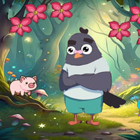 Free online html5 escape games - G2R Pigeon Reach The Hut
