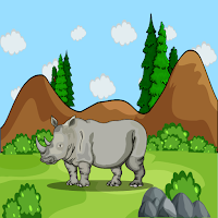 Free online html5 games - G2J Angry Rhino Rescue game - WowEscape 