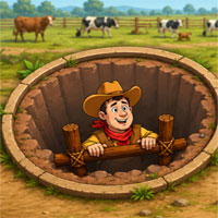 Free online html5 escape games - Save the Stockman from the Pit