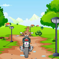 Free online html5 games - G2J Find Purple Star Bike Key game 